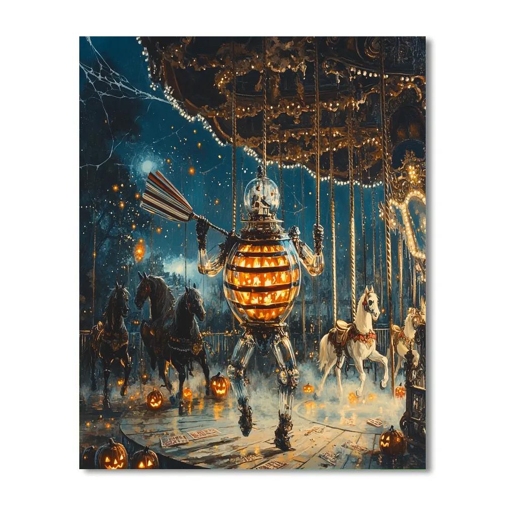 Carnival Of Shadows Haunted Painting by numbers kit
