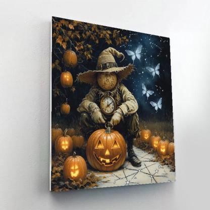 Spooky Timekeeper Orchard paint by number