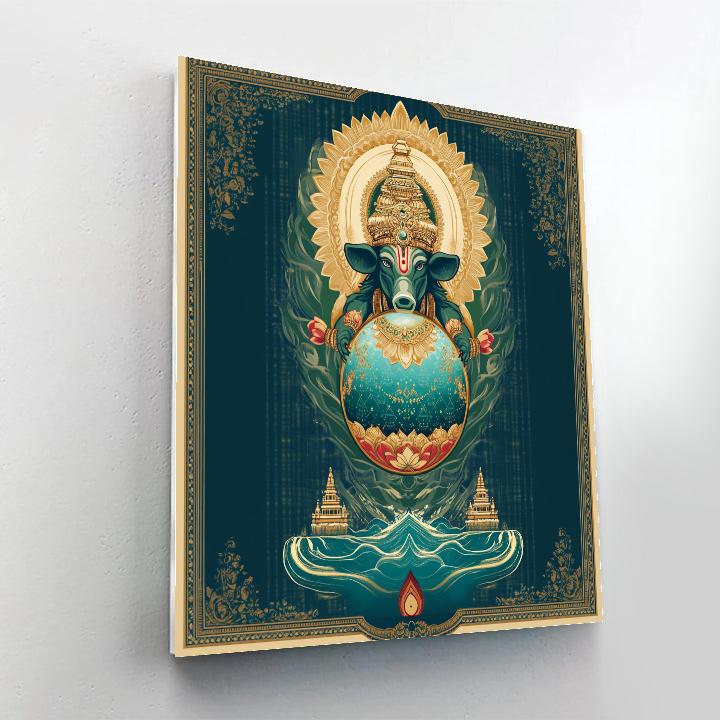 Varaha Lifting The Earth Jewel painting number kit
