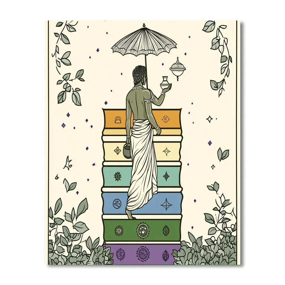 Vamana Measuring The Three Realms Map Paint by numbers kits