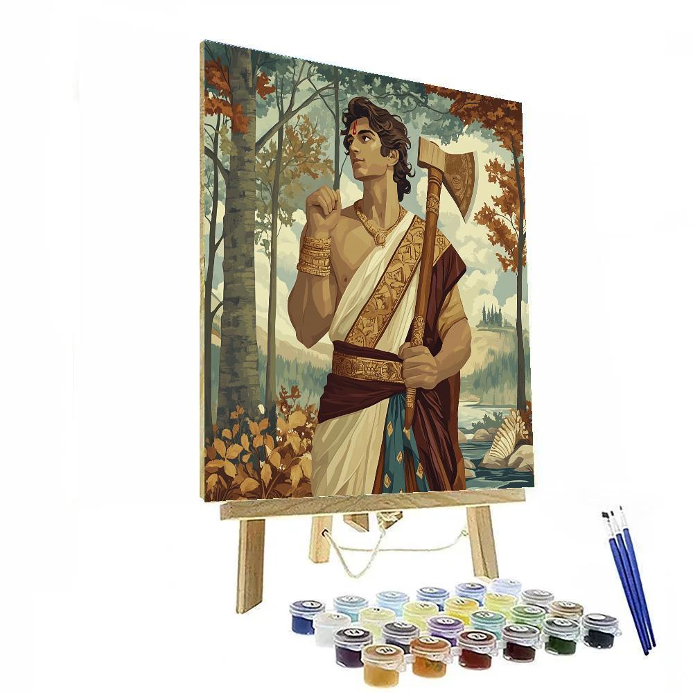 Parashurama Forest Of Resolved Silence paint by numbers