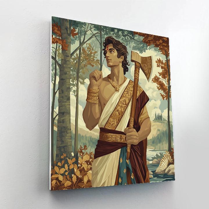 Parashurama Forest Of Resolved Silence paint by numbers