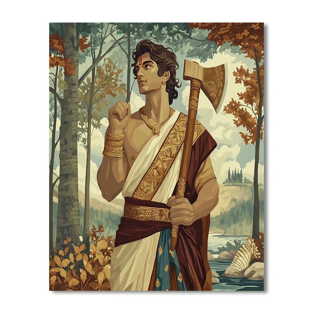Parashurama Forest Of Resolved Silence paint by numbers