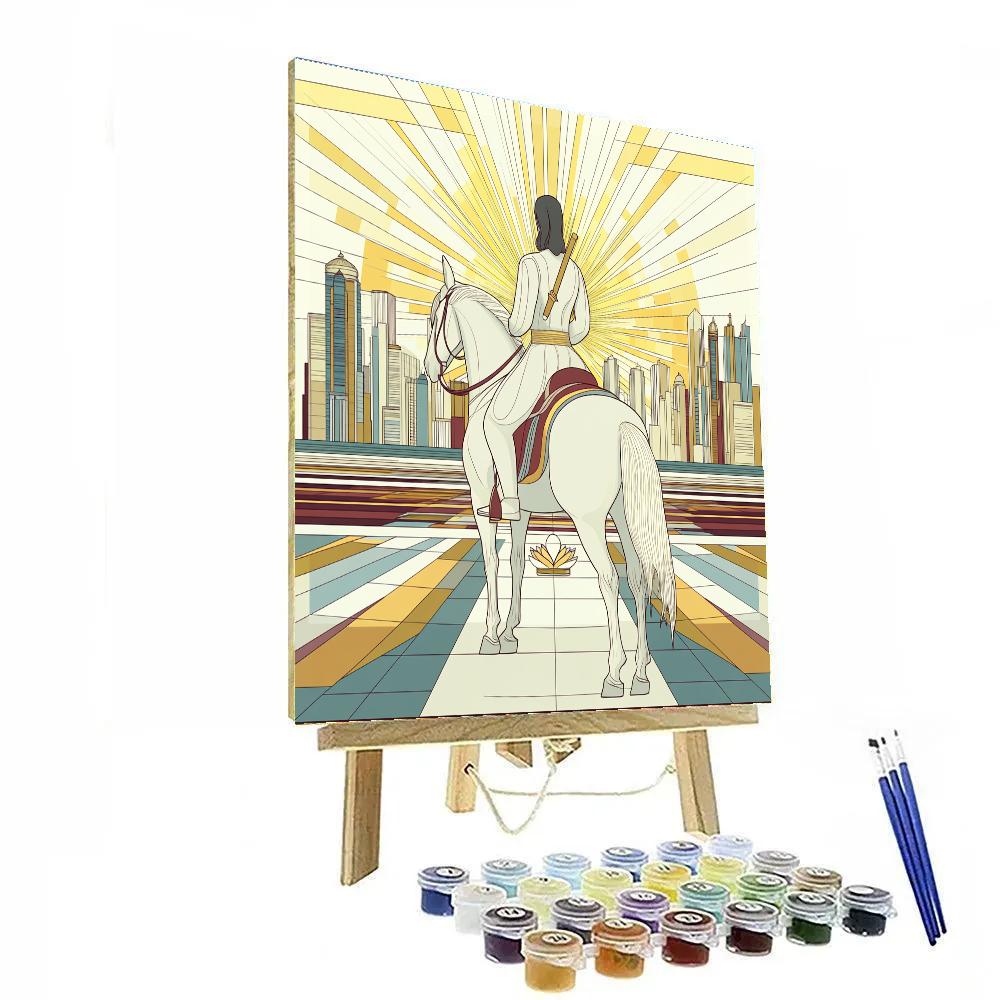 Kalki At The Horizon Of Renewed Dawn paint by number