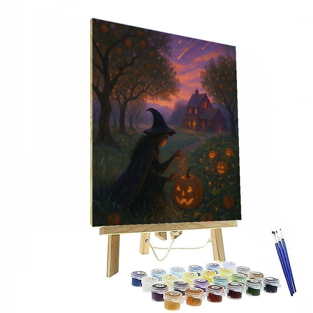 The Orchard Where Meteors Bloom paint by numbers