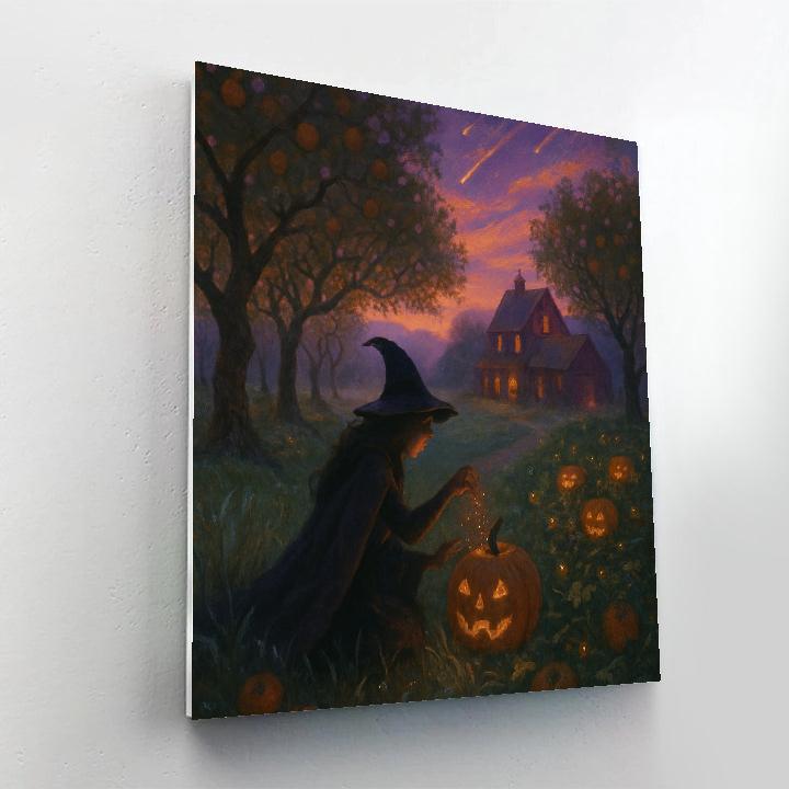 The Orchard Where Meteors Bloom paint by numbers