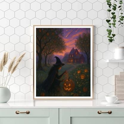 The Orchard Where Meteors Bloom paint by numbers