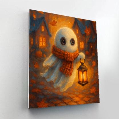 Lantern Parade Of The Button Eyed Ghost Numbered painting kits