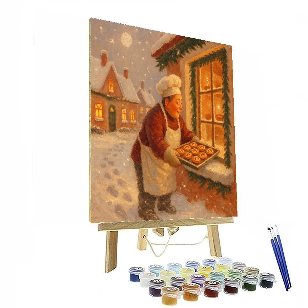 Midnight Bakery Snowfall paint by color