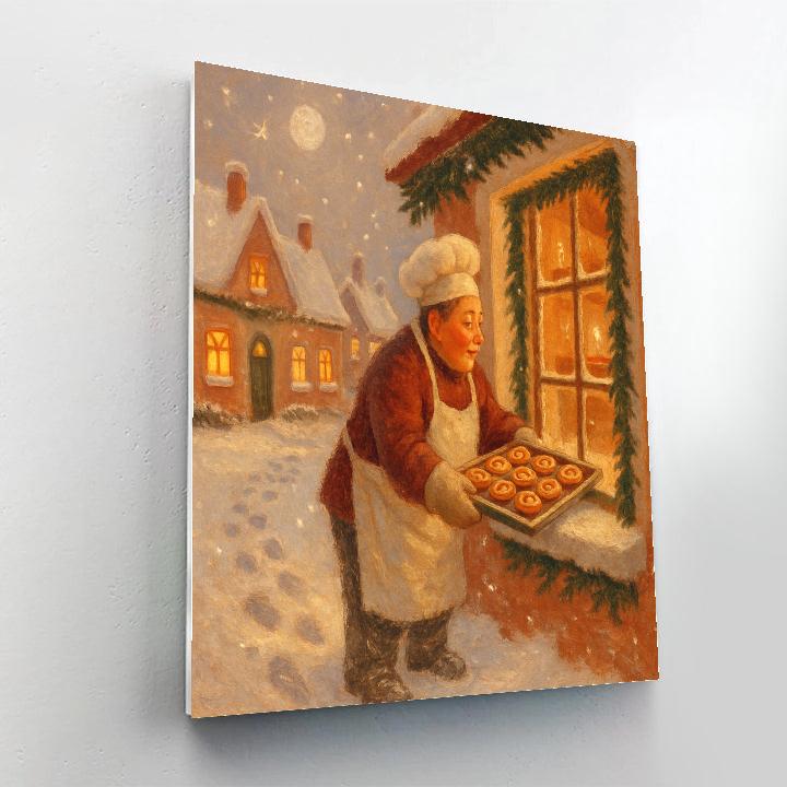 Midnight Bakery Snowfall paint by color