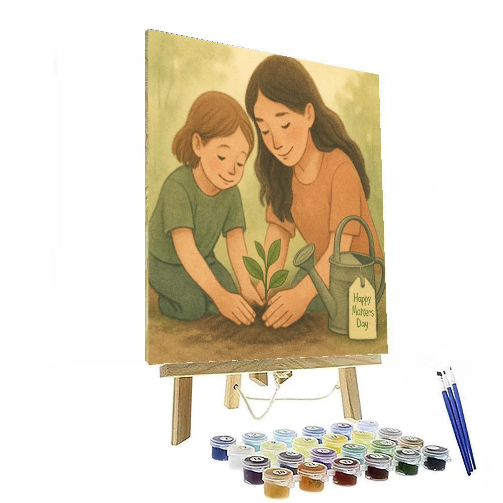 Garden Seedling Promise Together Number painting