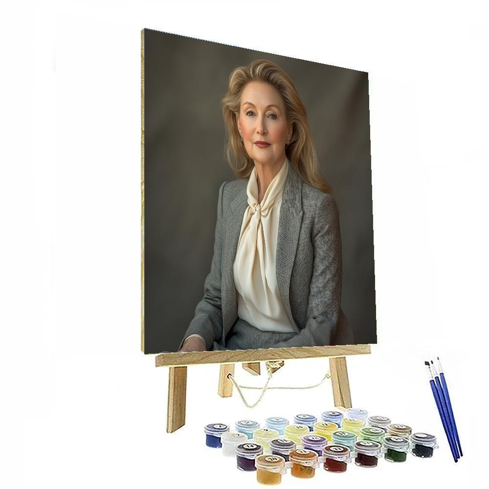 Meryl Streep The Chameleons Spotlight In Stillness paint by numbers