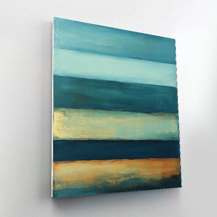 Mark Rothko Inspired Nebula Lullaby In Slow Time paint by numbers