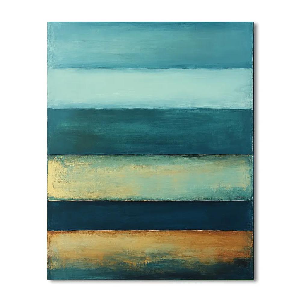 Mark Rothko Inspired Nebula Lullaby In Slow Time paint by numbers