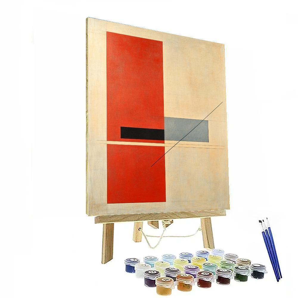Kazimir Malevich Inspired Lagrange Point Equilibrium Numbered painting kits