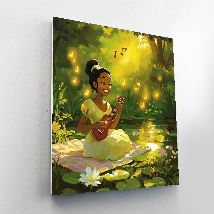 Tiana Garden Jazz Picnic Disney Inspired Paint by numbers kits