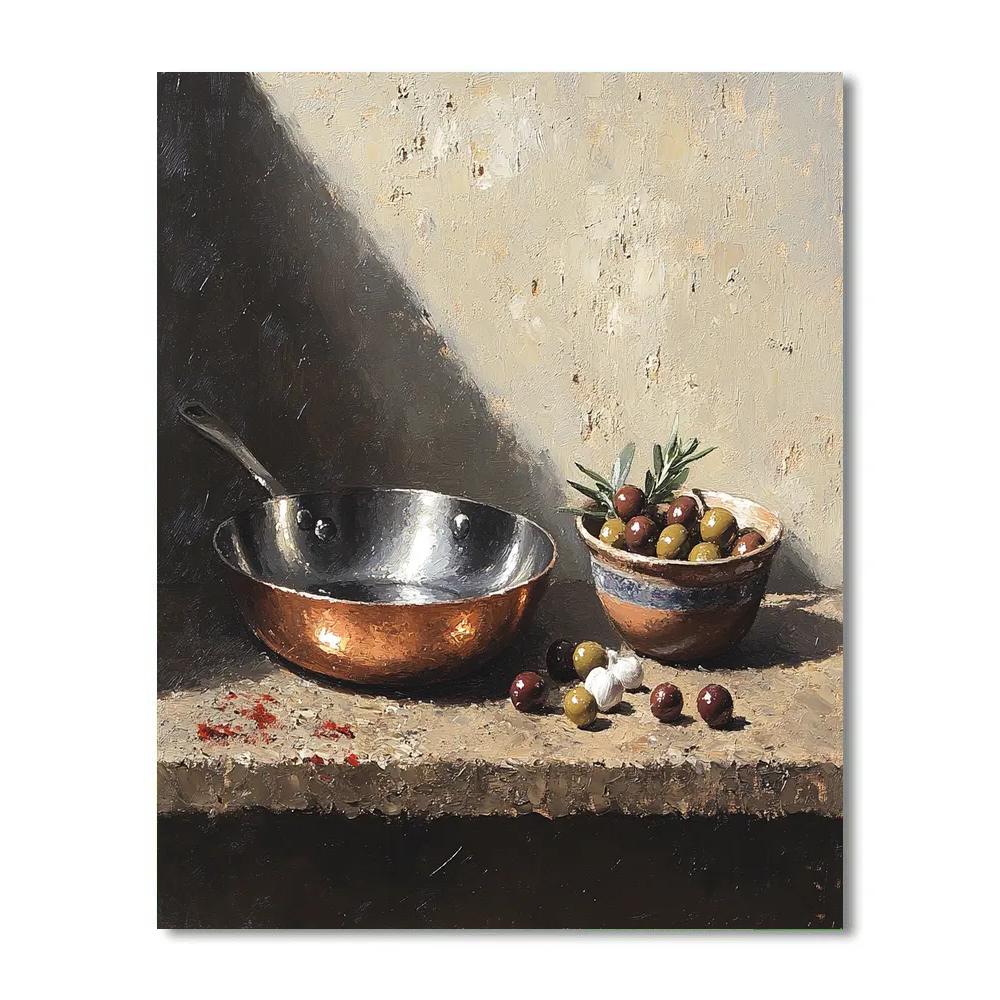 Diego Velázquez Inspired Nebula Kitchen Copper And Clay paint by color