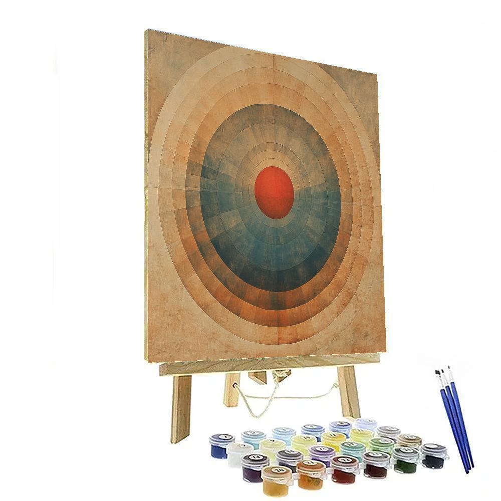 Nandalal Bose Inspired Eclipse Mandala Silence Numbered painting kits