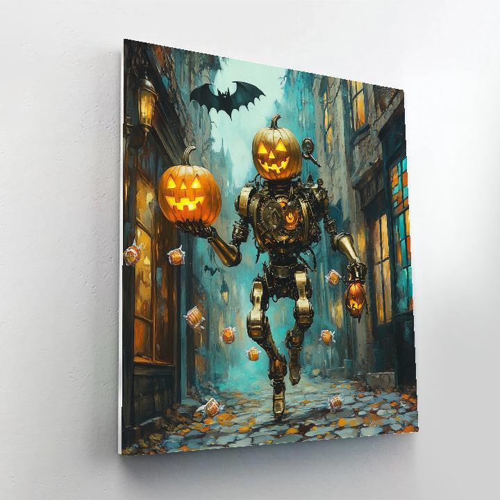 Clockwork Lantern Parade Haunted painting number kit