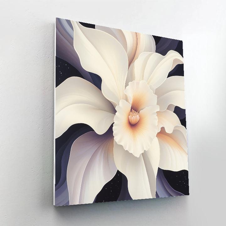Georgia OKeeffe Inspired Giant Orchid Nebula Numbered painting kits