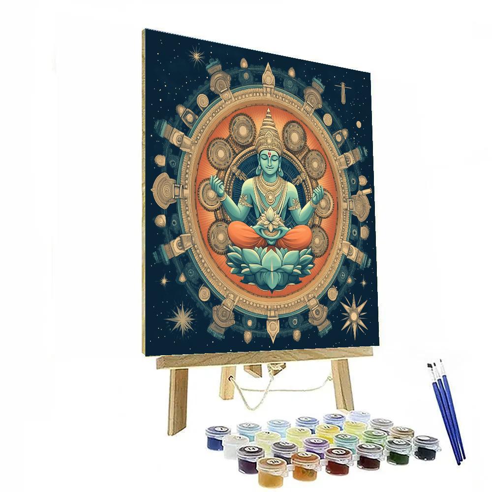 Clockwork Creation Mandala Brahma Paint by numbers art