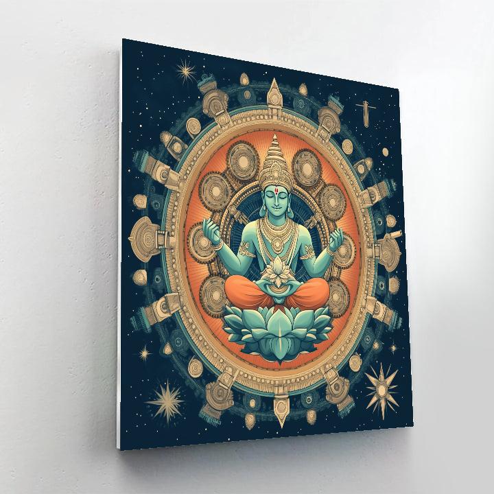 Clockwork Creation Mandala Brahma Paint by numbers art
