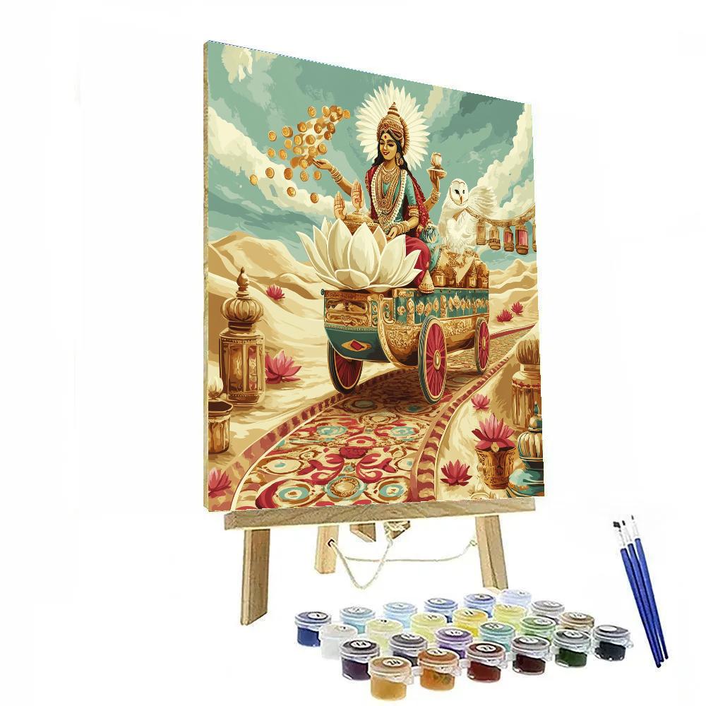 Lakshmi Crafted Mandala Caravan Painting by numbers kit