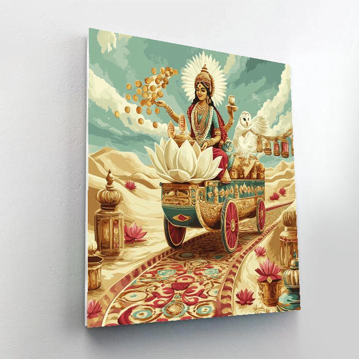 Lakshmi Crafted Mandala Caravan Painting by numbers kit