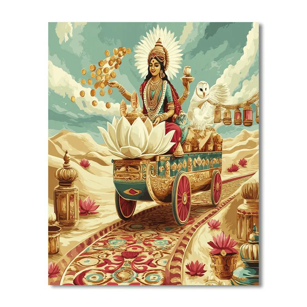 Lakshmi Crafted Mandala Caravan Painting by numbers kit