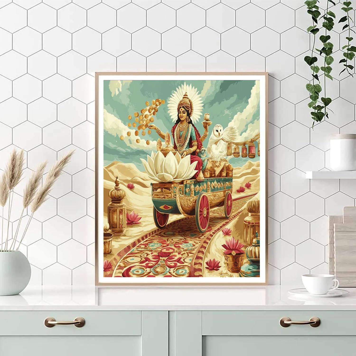Lakshmi Crafted Mandala Caravan Painting by numbers kit