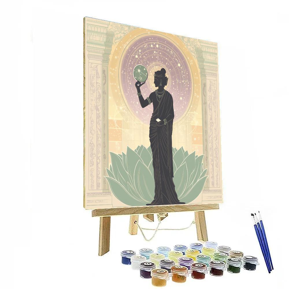 The Lotus Observatory Of Vishnu Painting by numbers kit