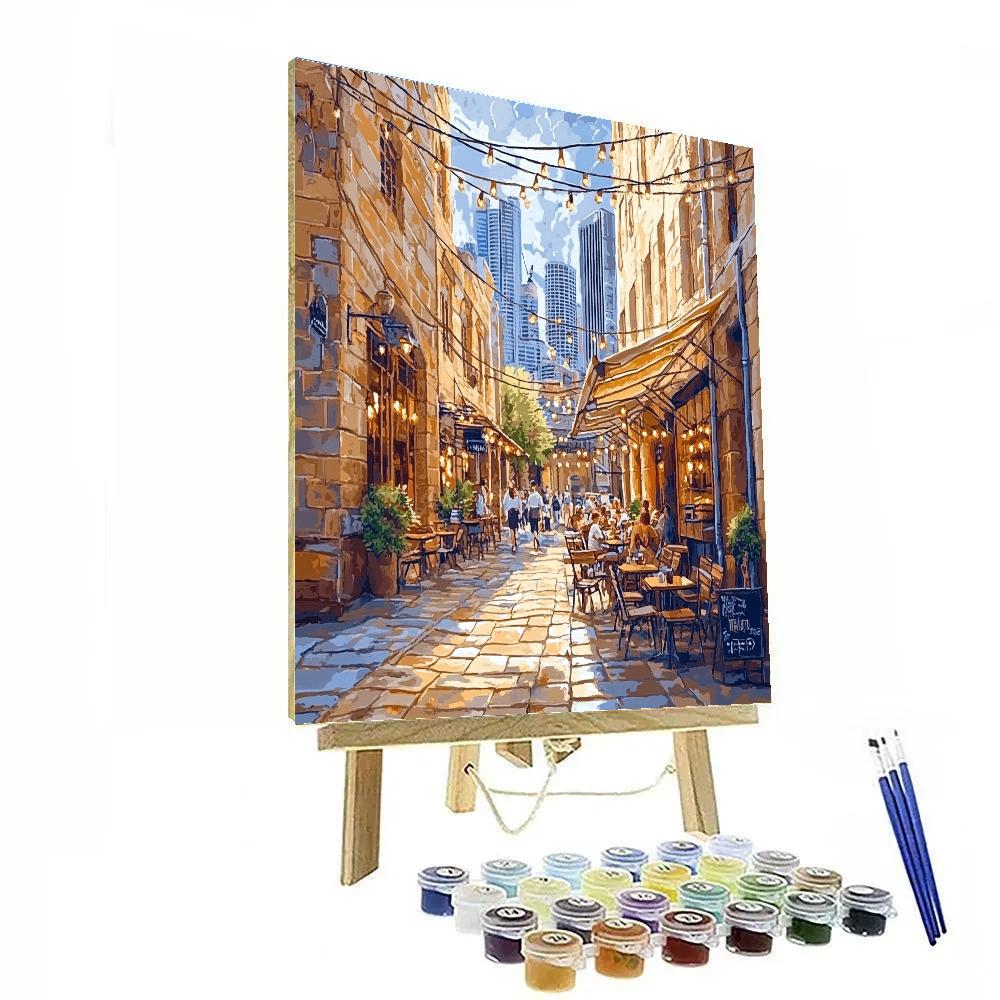 Historic Waterfront Warehouses At The Rocks Sydney Australia Paint by numbers kits