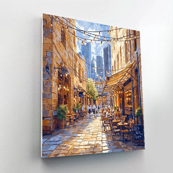 Historic Waterfront Warehouses At The Rocks Sydney Australia Paint by numbers kits