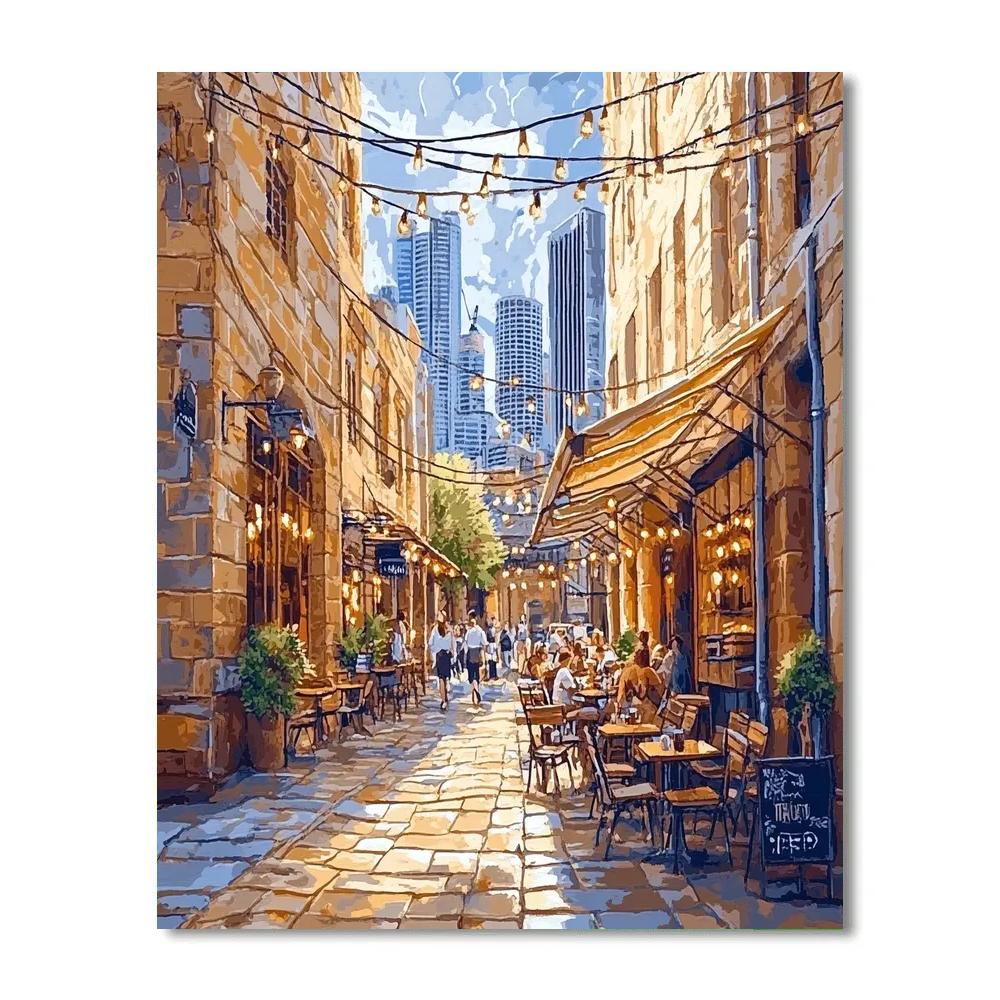 Historic Waterfront Warehouses At The Rocks Sydney Australia Paint by numbers kits
