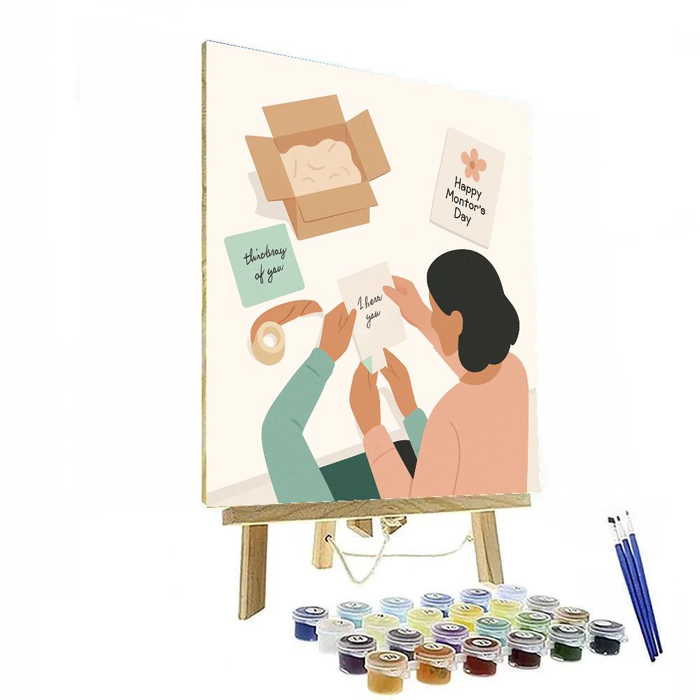 Care Package Notes Before A Big Day Paint by numbers art