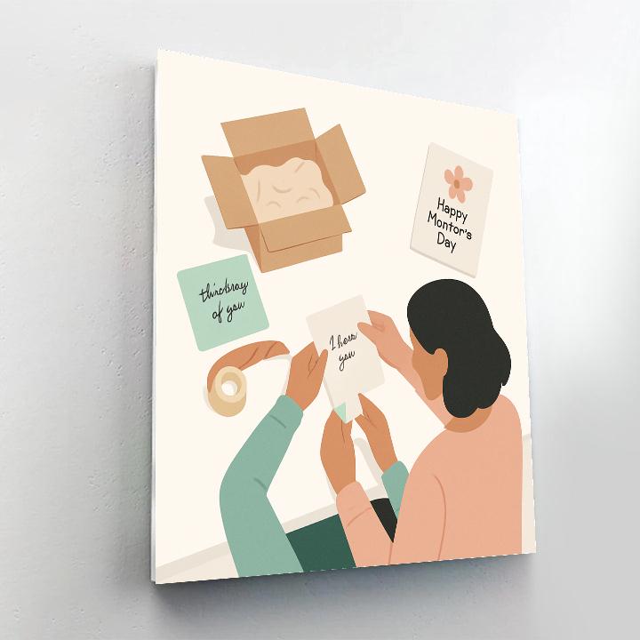 Care Package Notes Before A Big Day Paint by numbers art