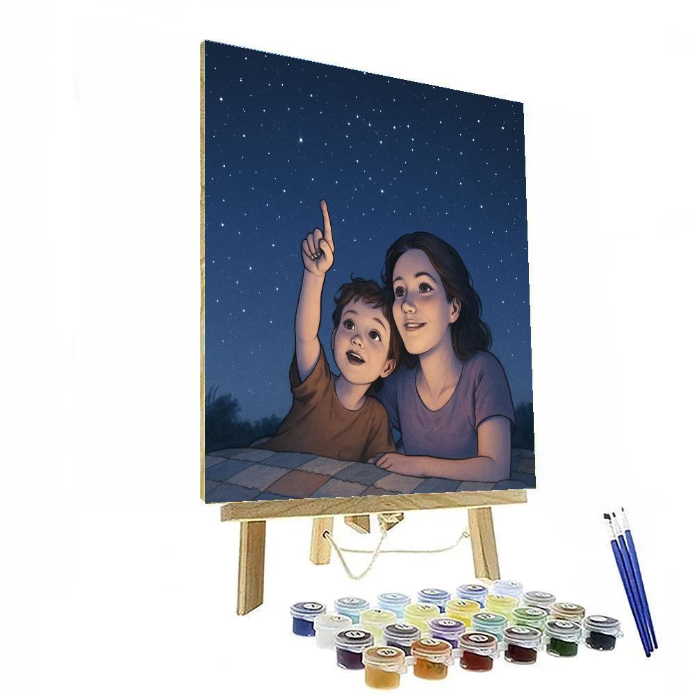 Stargaze Promise Blanket paint by numbers