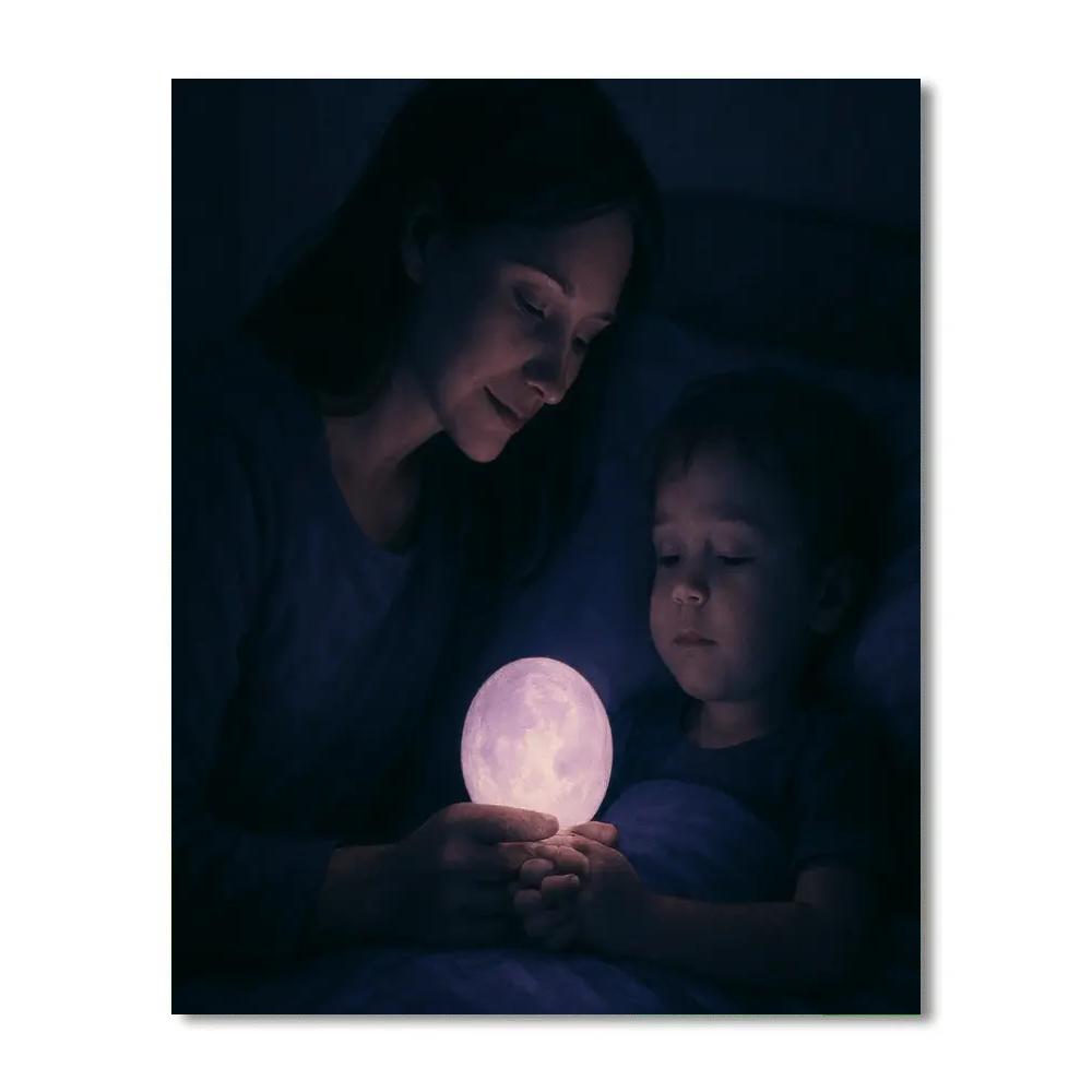 Nightlight Comfort After Bad Dream Numbered painting kits
