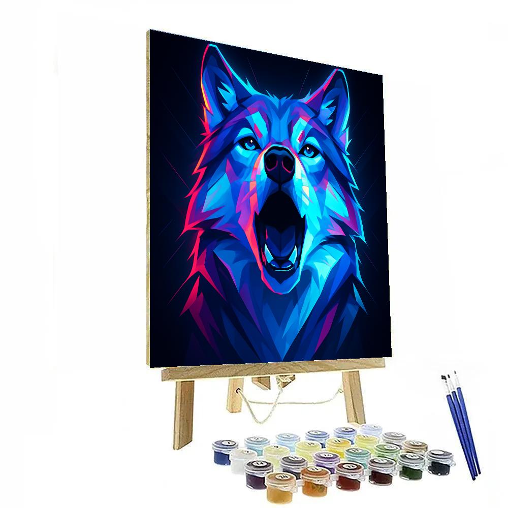 Prism Howl Wolf Paint by numbers kits