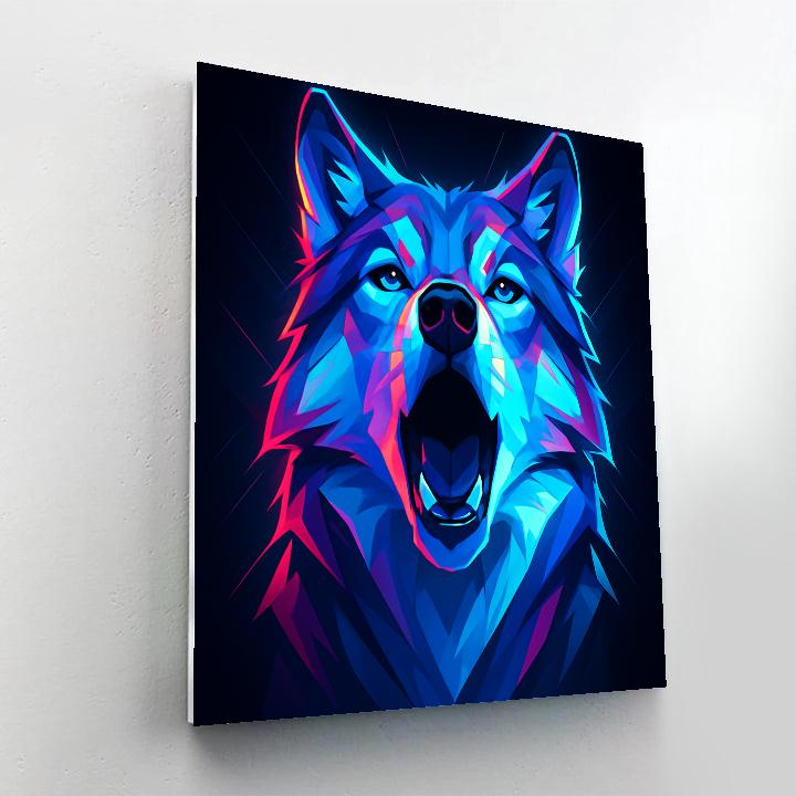 Prism Howl Wolf Paint by numbers kits