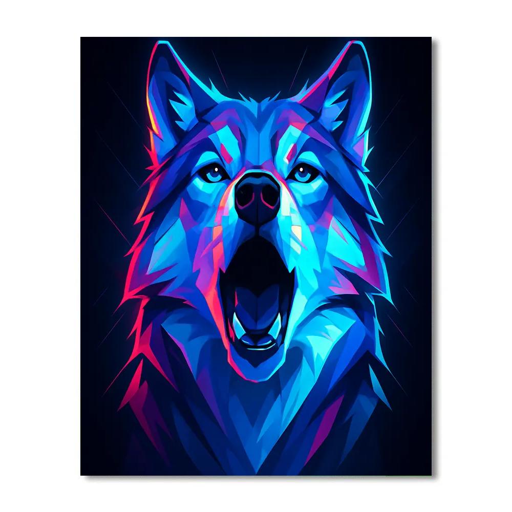 Prism Howl Wolf Paint by numbers kits