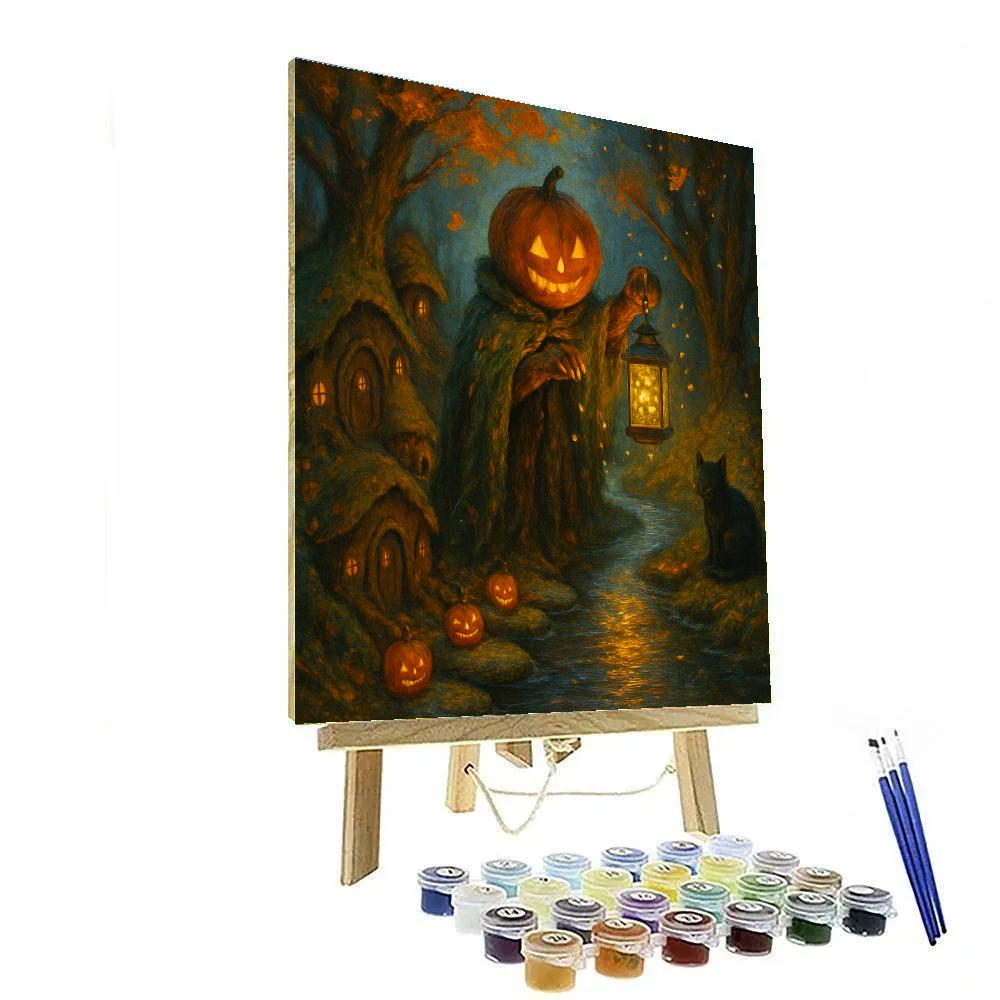 The Lantern Keeper Of Acorn Hollow Numbered painting kits