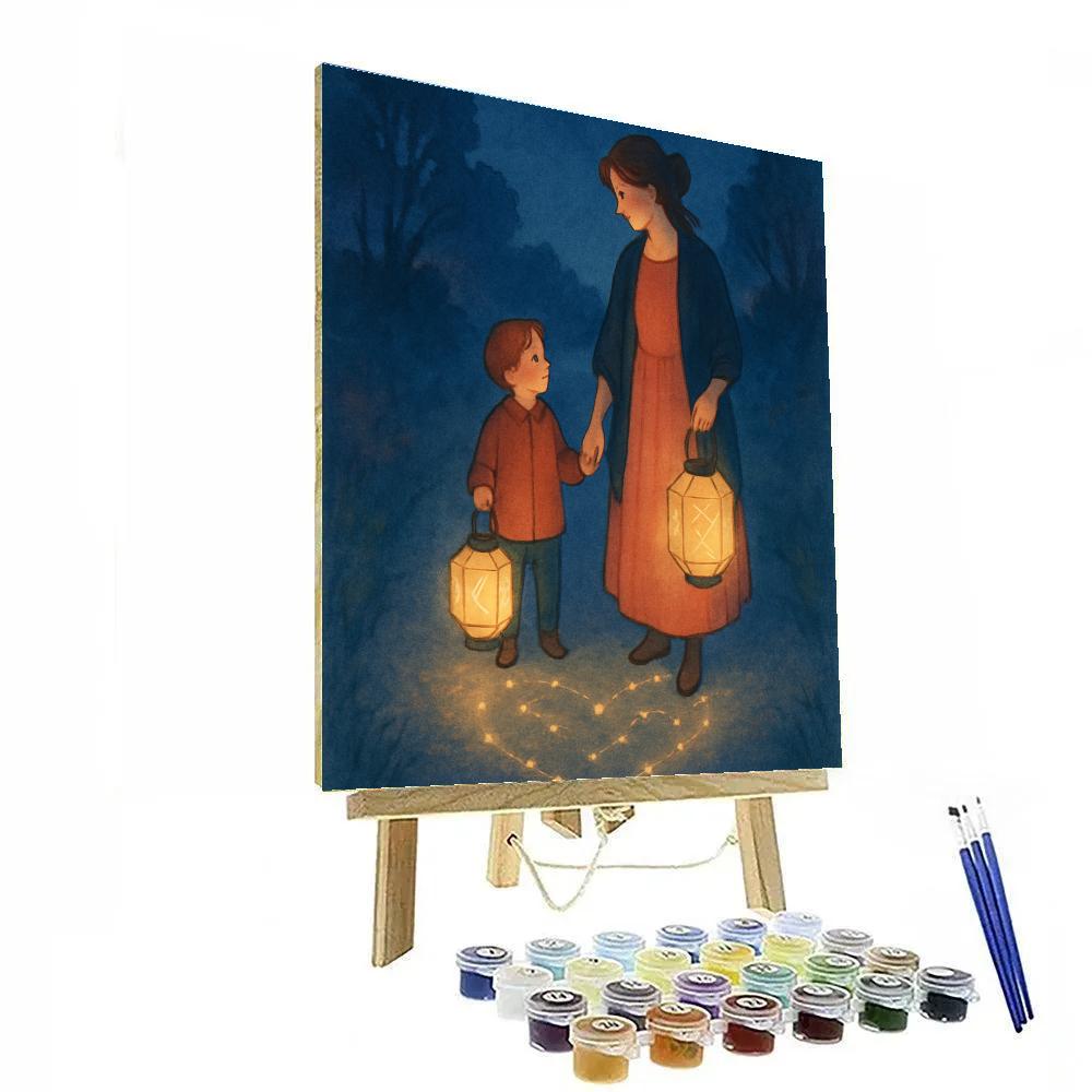 Constellation Lantern Walk Together Numbered painting kits