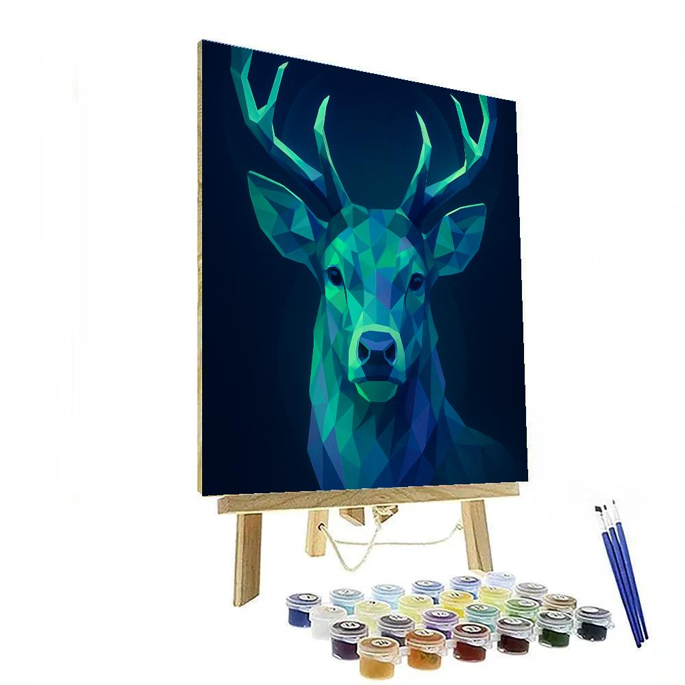 Aurora Antler Stag Numbered painting kits