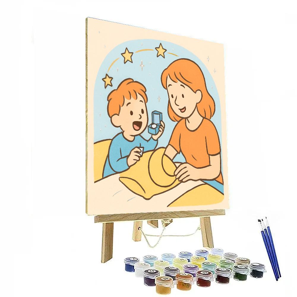 First Tooth Fairy Orbit Celebration paint by number