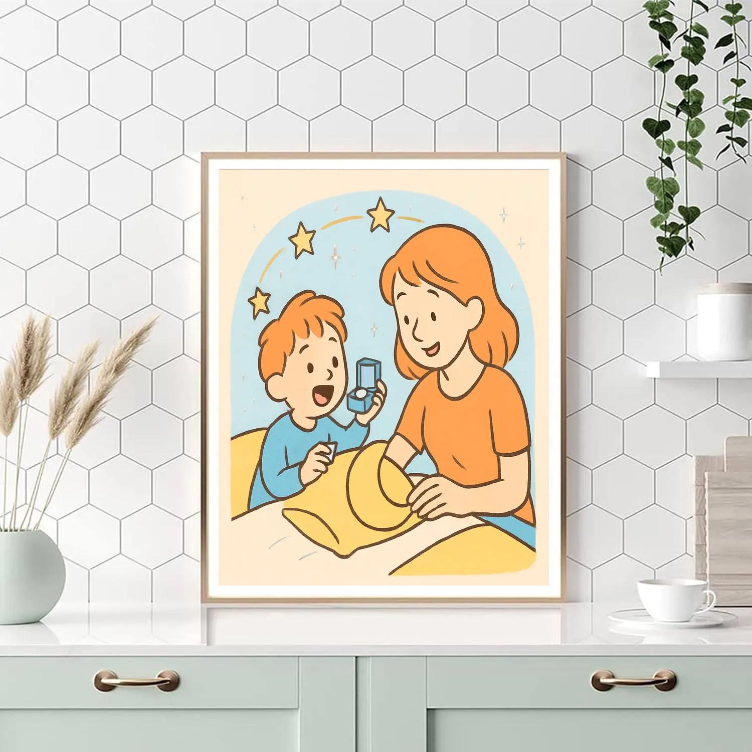 First Tooth Fairy Orbit Celebration paint by number