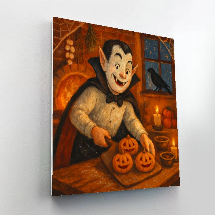 The Midnight Bakehouse Of Cobweb Corner Numbered painting kits