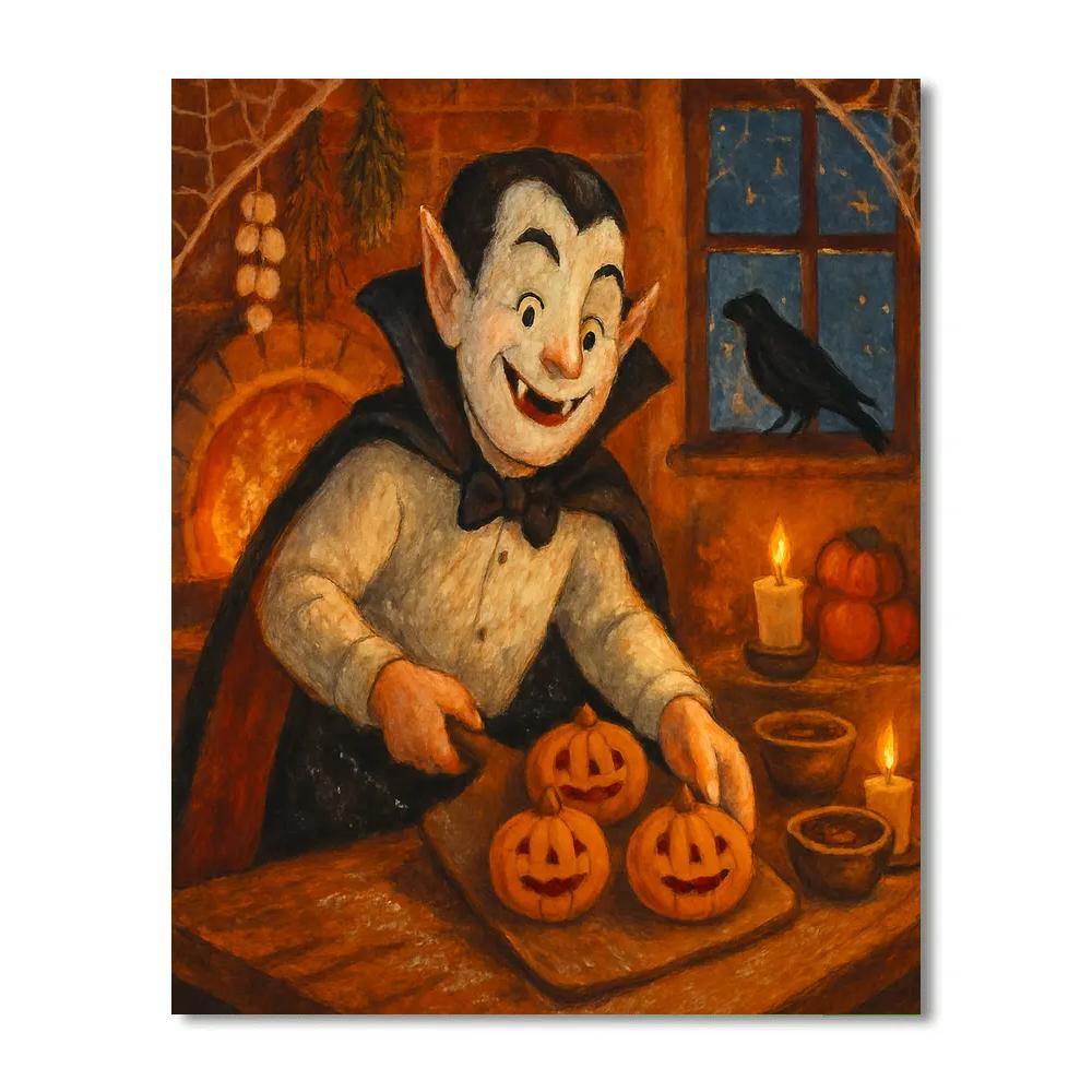 The Midnight Bakehouse Of Cobweb Corner Numbered painting kits