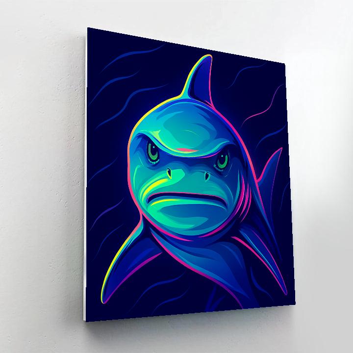 Neon Tide Shark Sentinel paint by color