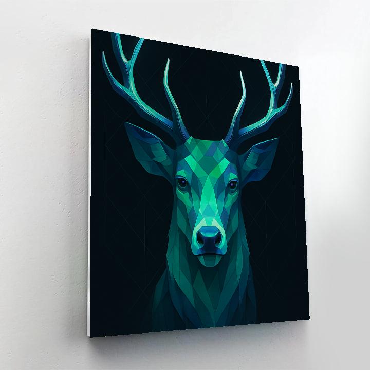 Aurora Antler Stag paint by numbers